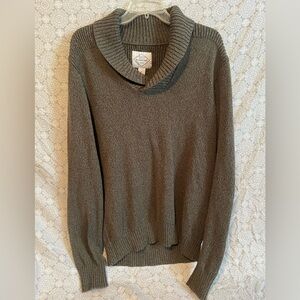 Cozy Brown Cowl Neck Sweater
